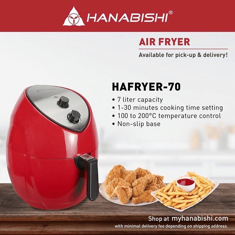 Hanabishi Air Fryer 7L HAFRYER70 Lazada PH