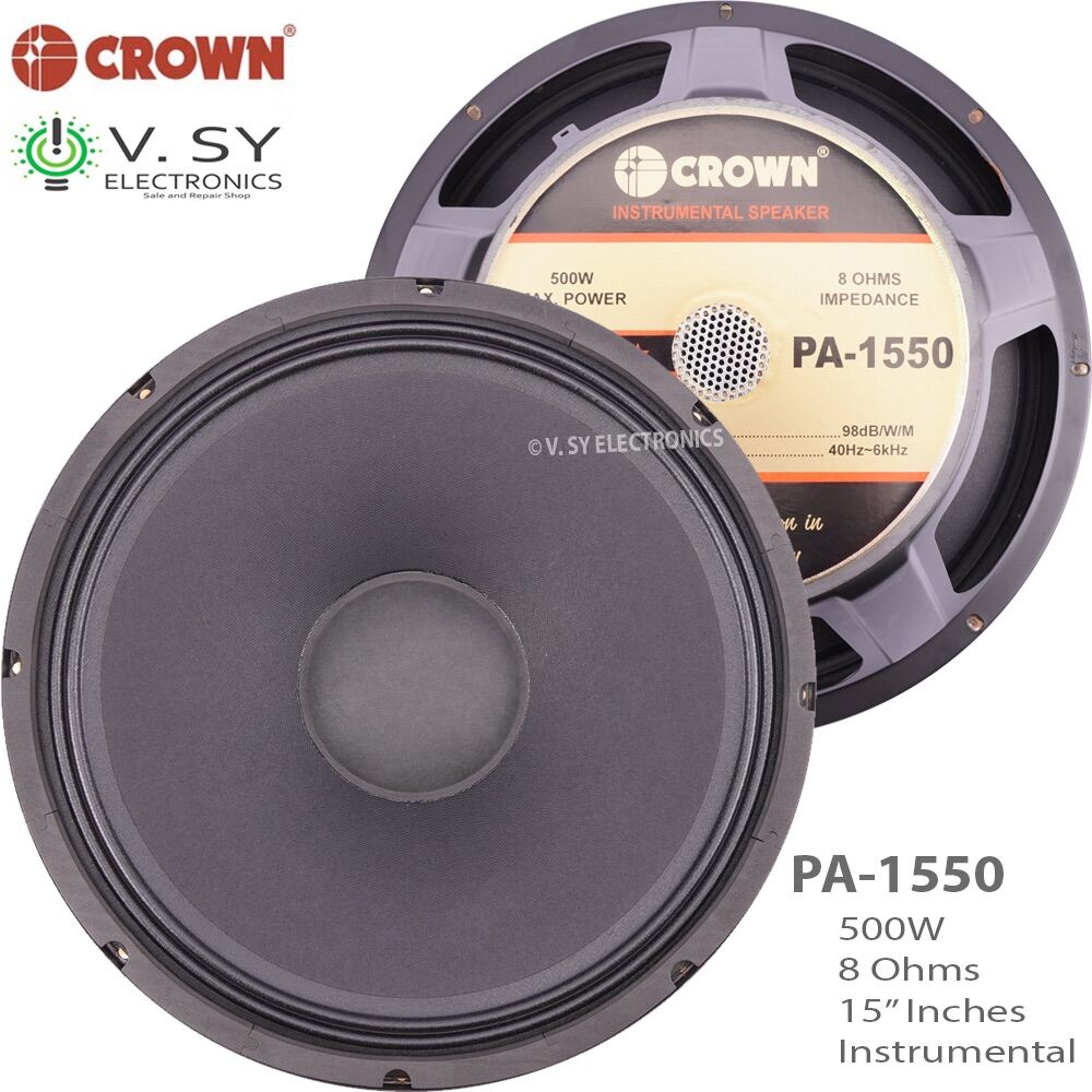 crown speaker 15 500 watts price