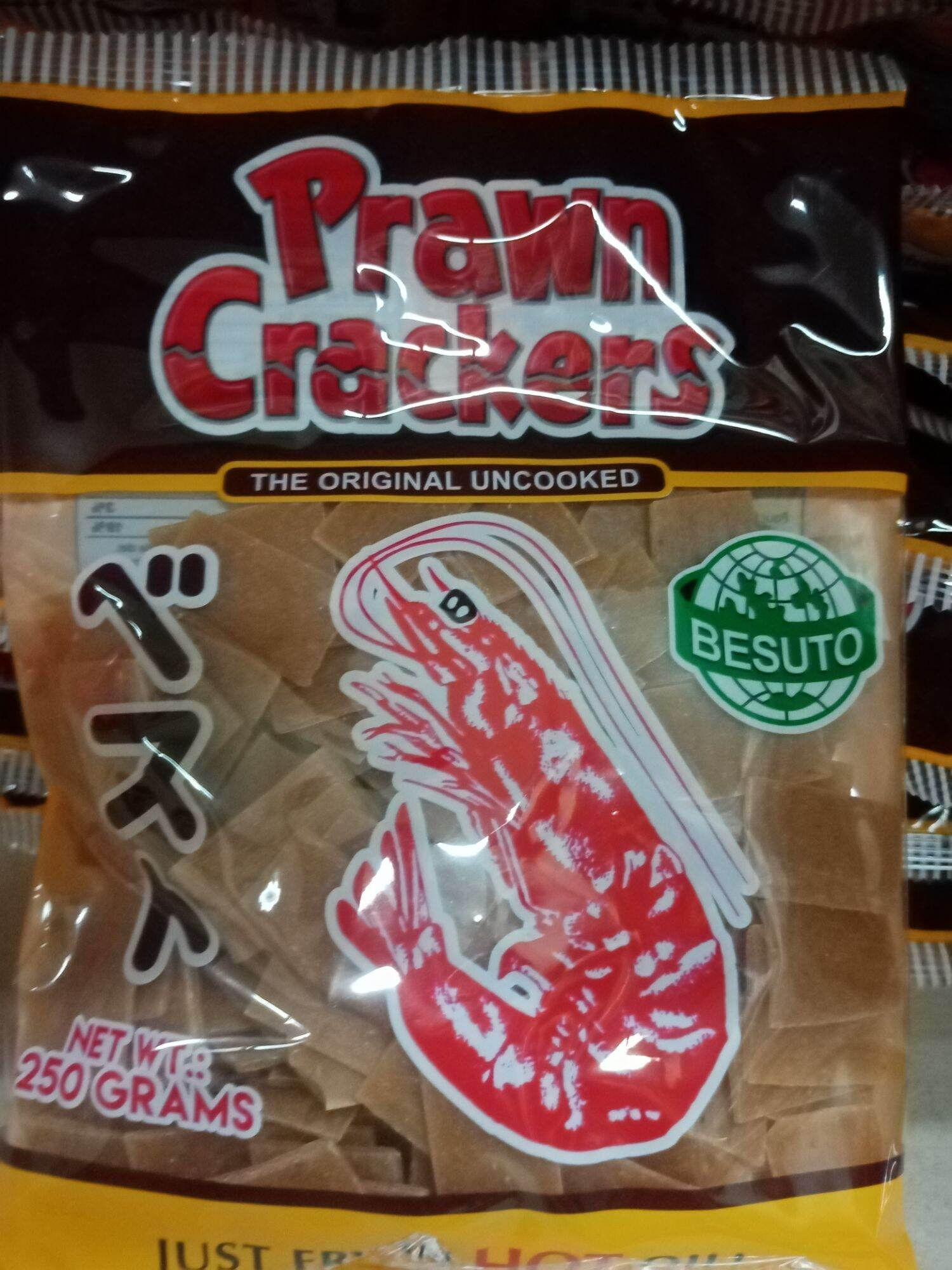 BESUTO PRAWN CRACKER , 250 grams ,the original uncooked Lazada PH