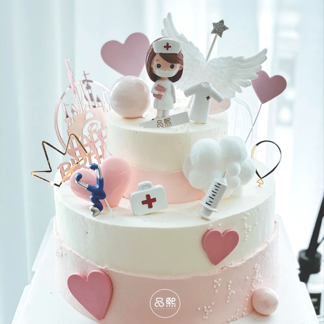 Small and simple cake for Registered Nurse | Nursing cake, Cool birthday  cakes, Cake