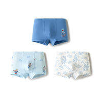 Balabala | Breathable Antibacterial Cotton Boxer Shorts for Children 3 Packs