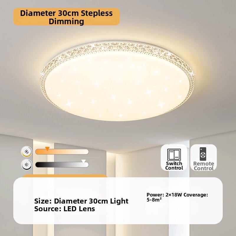 SHANGXIAN | Modern Round Bedroom LED Ceiling Light