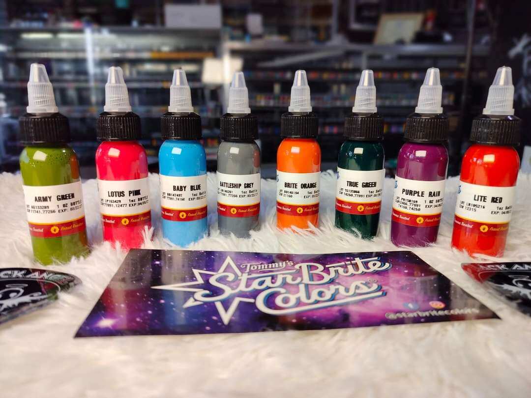 STARBRITE COLORS TATTOO INKS 1 OZ, 2 OZ OR 4 OZ — GoldenTimes Corp.