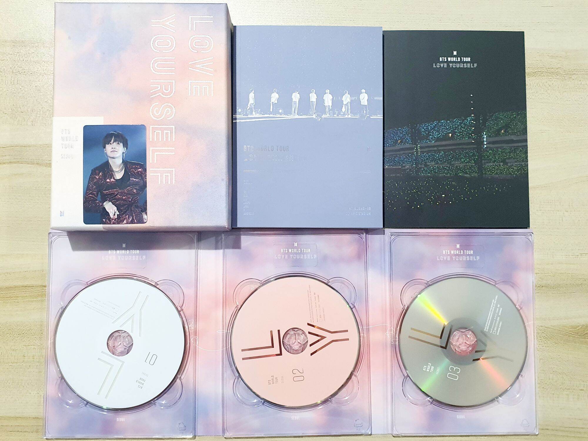 BTS Love Yourself LYS Seoul DVD Full Set with Suga Yoongi PC