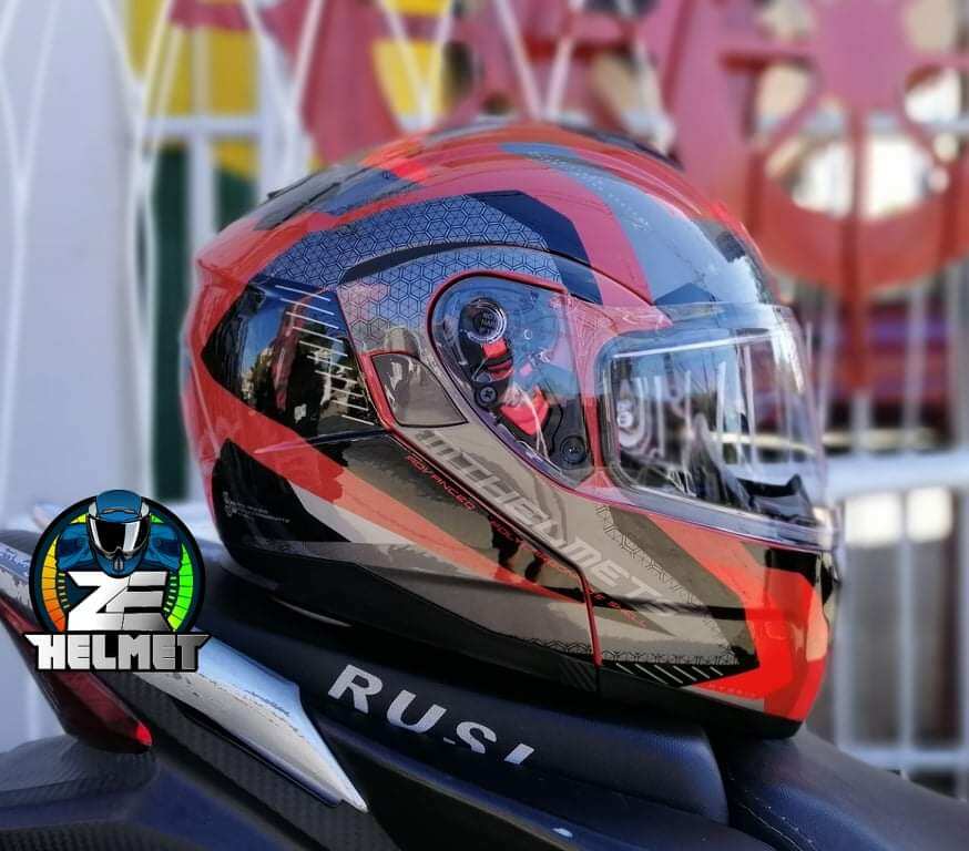 MT HELMET REVENGE2 VIERGE FULL FACE SINGLE VISOR WITH EXTRA CLEAR