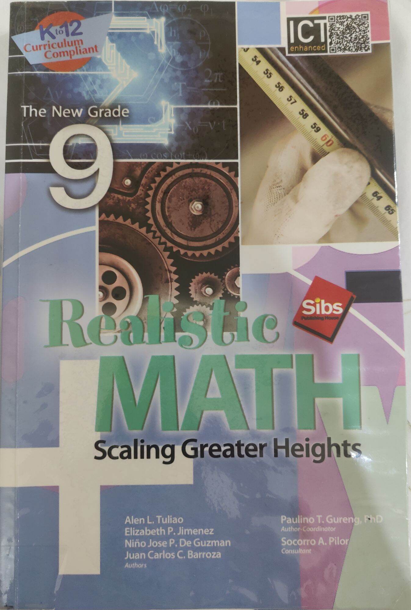 Realistic Math 9 - Scaling Greater Heights | K To 12 | PRELOVED | Lazada PH