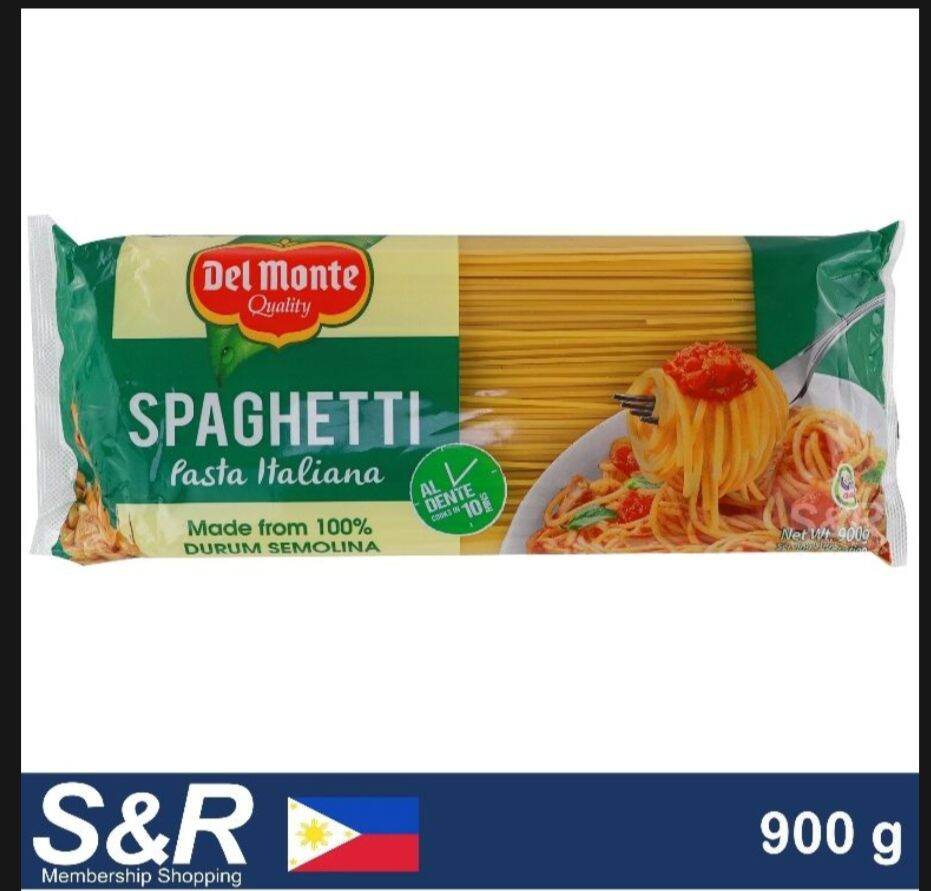 DEL MONTE Spaghetti Pasta Italiana 900g Lazada PH