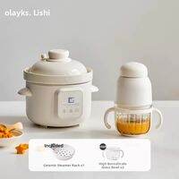 [China Plug Adapter Needed] Infant Multifunctional Rice and Soup Cooker