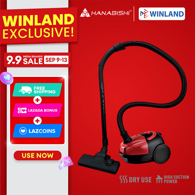 Hanabishi HVC-10A Vacuum Cleaner with High Suction Power