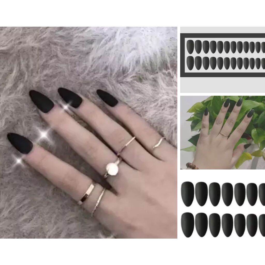 [FREE Glue] Fake Nails French Press On Nails Art False Nails 2022 DIY