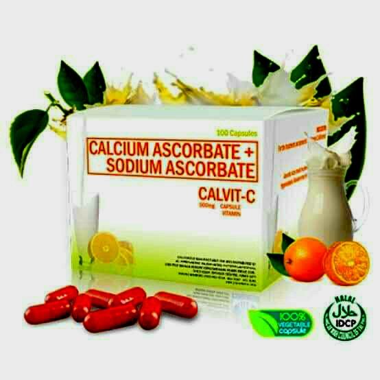 CALVITC CALCIUM ASCORBATE + SODIUM ASCORBATE 500mg /Caps 100