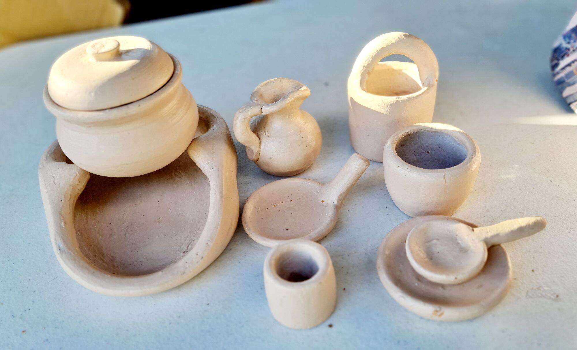 Mini Palayok Set Laruan Claypot Toy Palayok Pambata. 