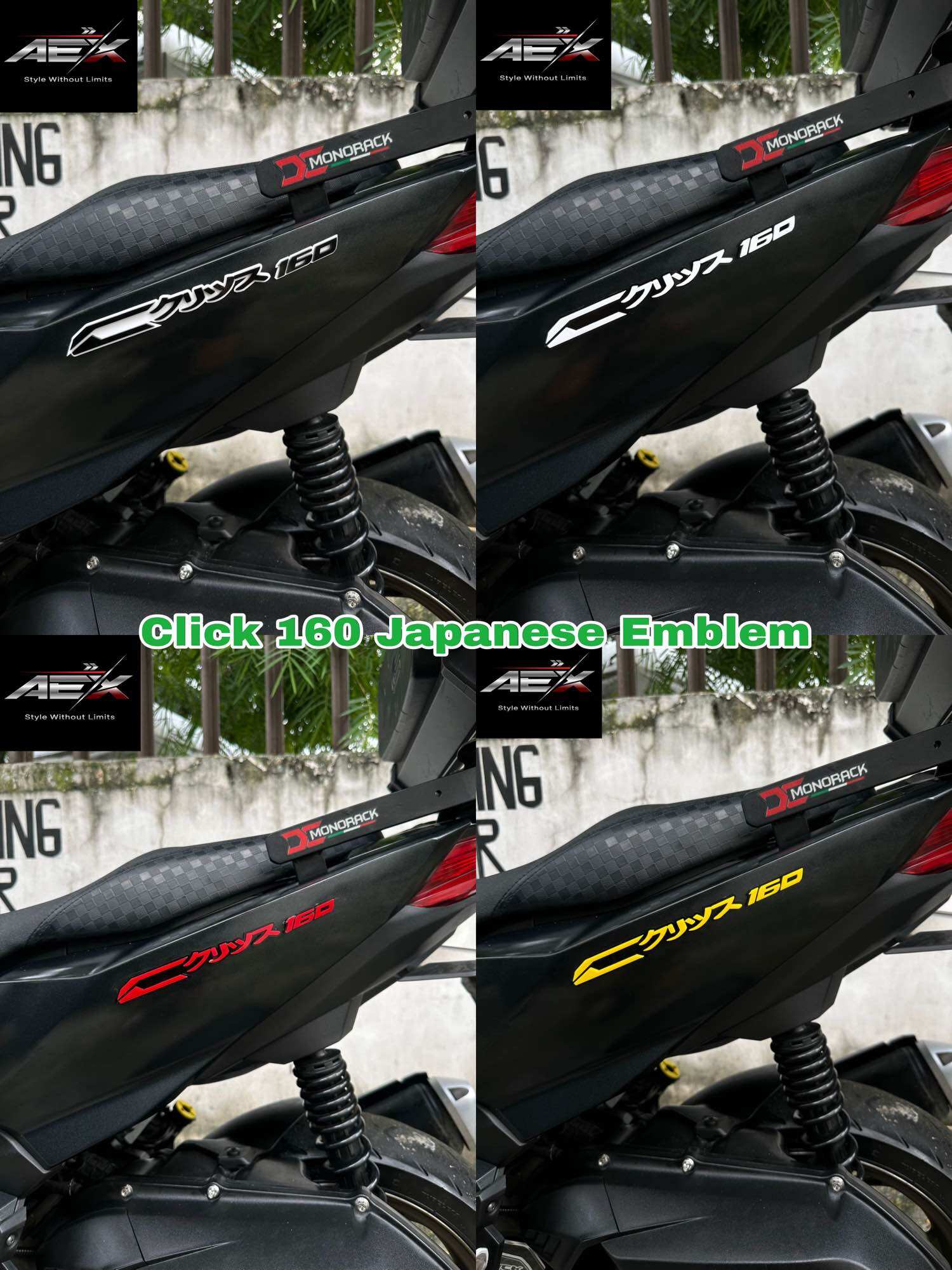 Honda Click 160 Japanese / Vario Emblem Design – Plug & Play | Lazada PH