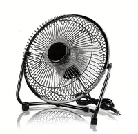 4/6/8″ Desktop Portable USB Electric Desktop Fan with 2 Adjustable Speeds 4 Blades for Strong Airflow And 360° Adjustable Angle