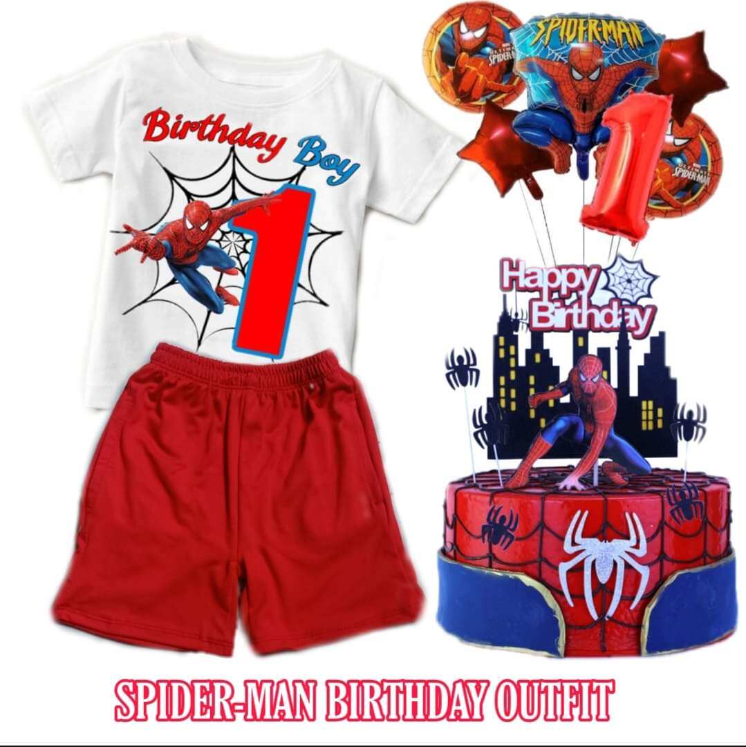 Spiderman deals birthday outfit