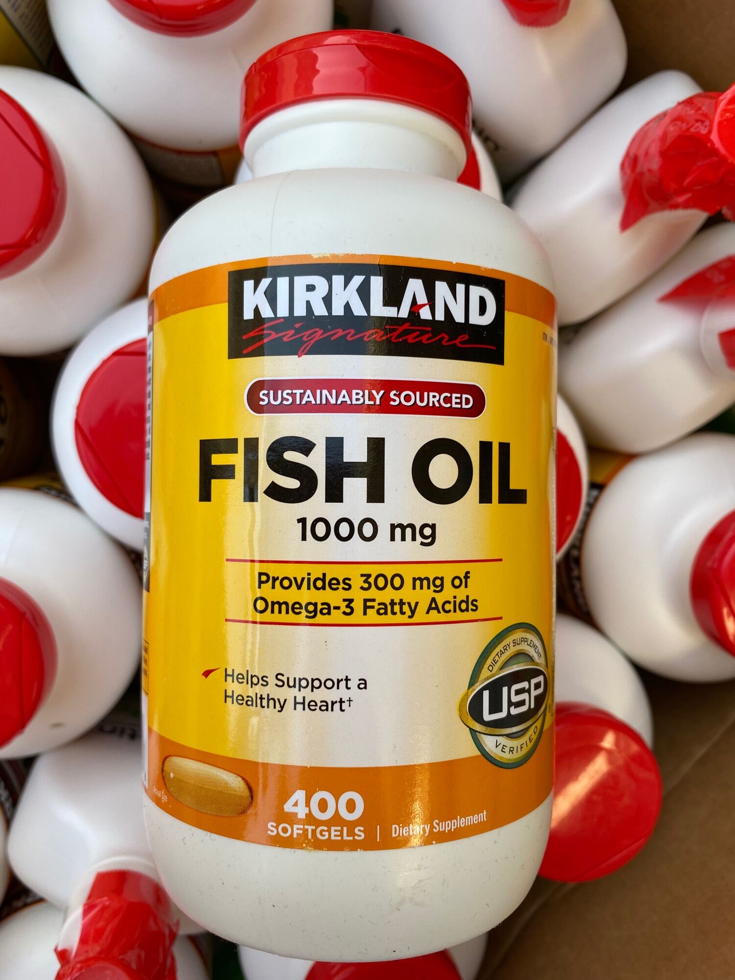 Kirkland Signature Fish Oil Concentrate with Omega3 Fatty Acids, 400