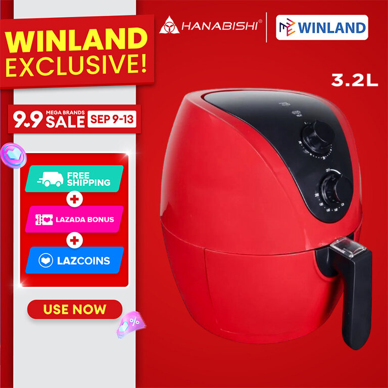 Hanabishi by Winland Air Fryer 3.2 Liter HAFRYER32