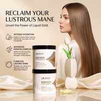LOURICH HAIR MASK HYDRATING WITH ARGAN OIL INTENSE HYDRATION ADVANCED KERATIN COMPLEX SMOOTHES STRANDS 500ML
