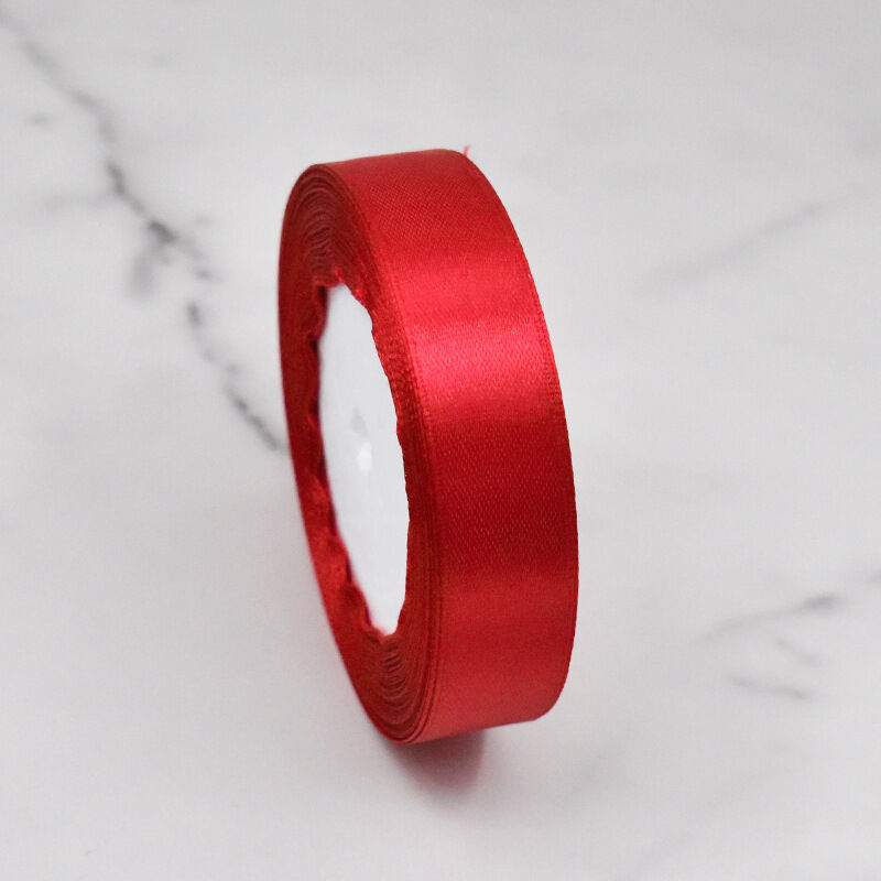 2.5cm wide 25yards RED Satin Ribbon
