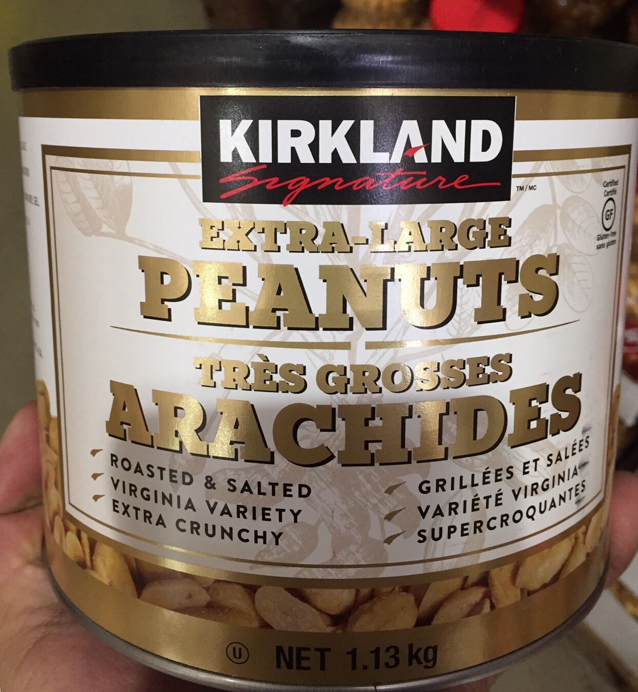 KIRKLAND SIGNATURE Extra large Roasted Peanuts 1.3kg Lazada PH