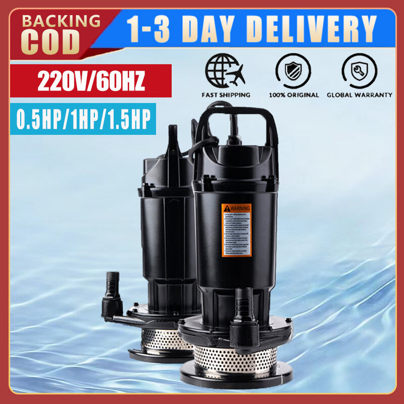 220V Submersible Electric Water Pump Clean Water Household High Lift Agricultural Pump Large Flow Irrigation Water Pump - Brand SHOCK AND AWE INDUSTRIAL CORPORATION Presyo 2,299 Piso*Libreng Shipping
