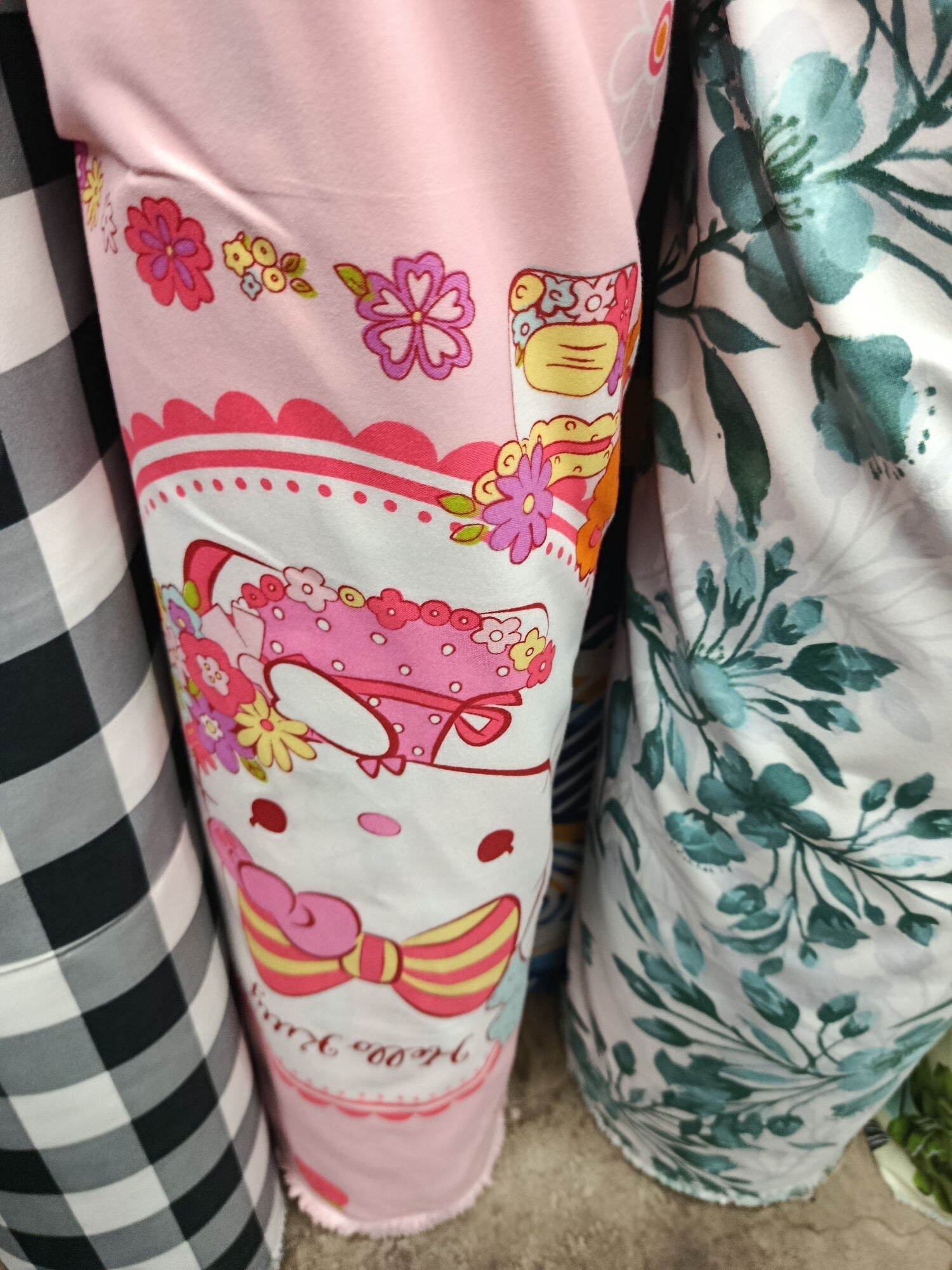 Premium Canadian Cotton printed 96 width Sold per yard