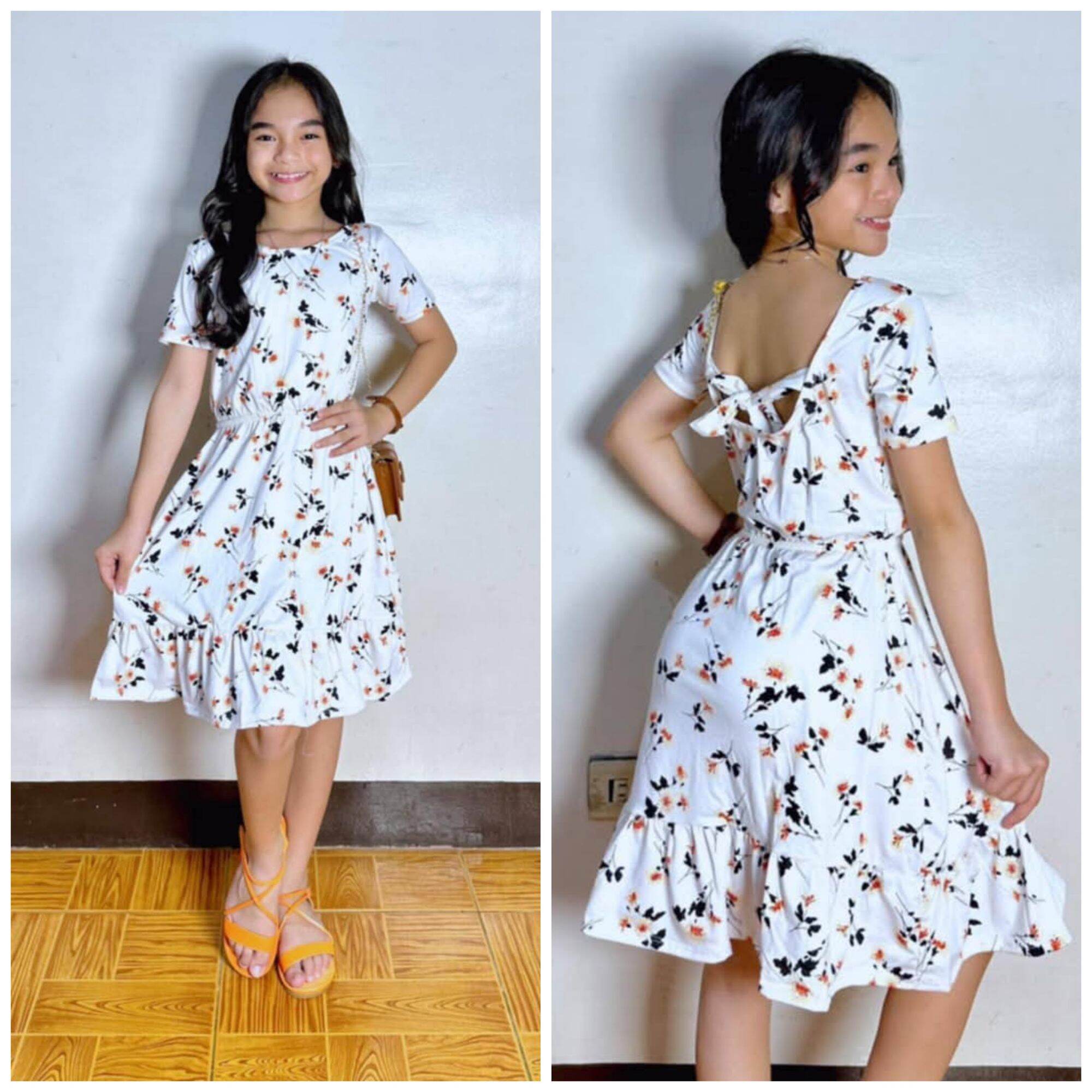 Olivia kids dress (5-8years old) one size. 