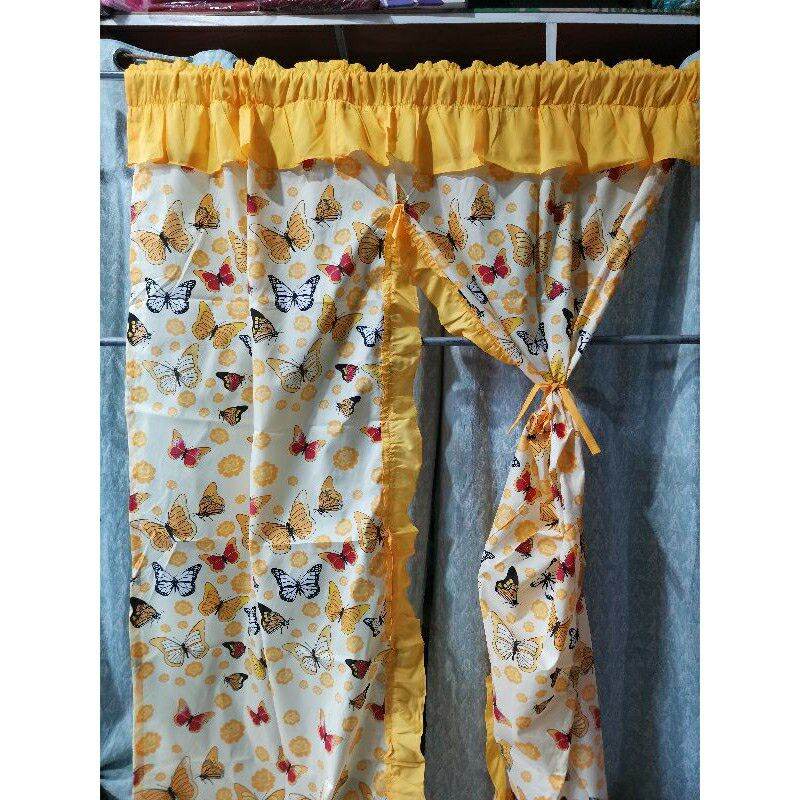 door/window curtain parfala 55"/80"L Lazada PH