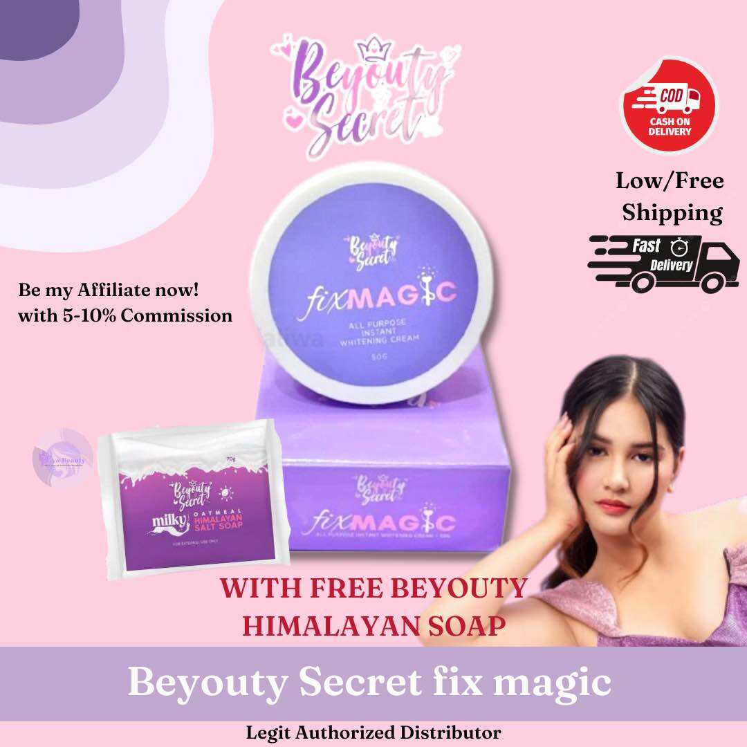 Beyouty Secret Fix Magic Whitening Exfoliating Purpose Cream With Free Soap By Hazel Grace