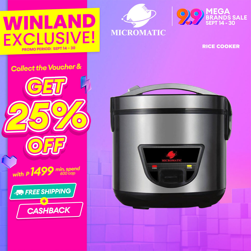 MICROMATIC by Winland Rice Cooker 1.8L Jar type 810 Cups Of Rice