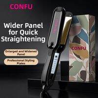CONFU | Straightening and Curling Dual Use Hair Styler Wide Panel