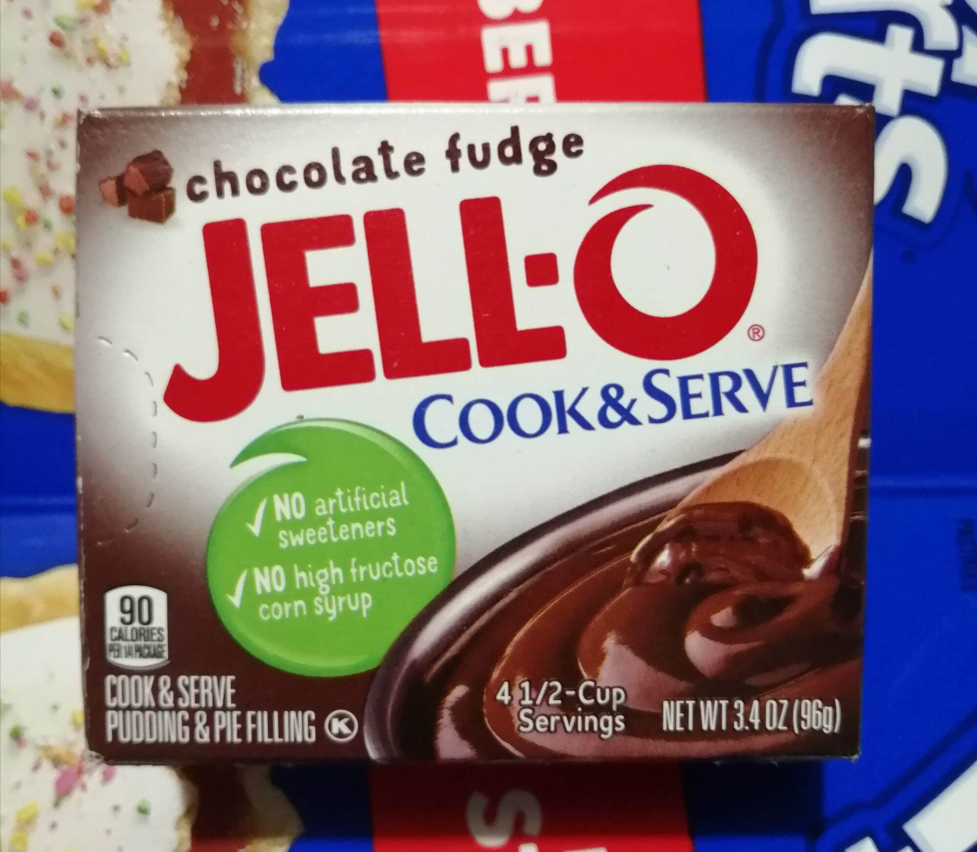 Jello chocolate fudge best sale cook and serve pudding