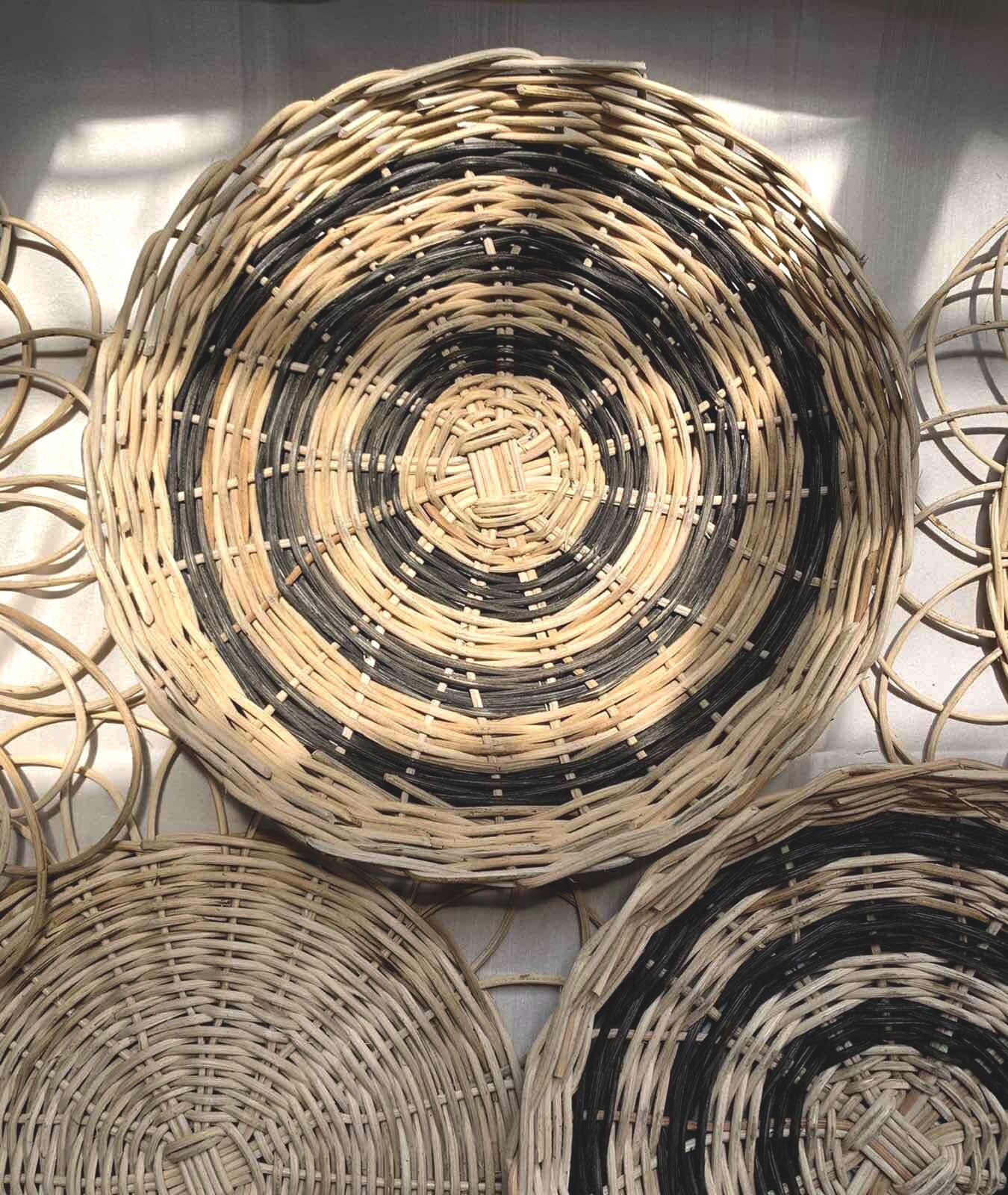 Black wall Decor/Abaca Fringes/DIY Wall Pattern | Lazada PH