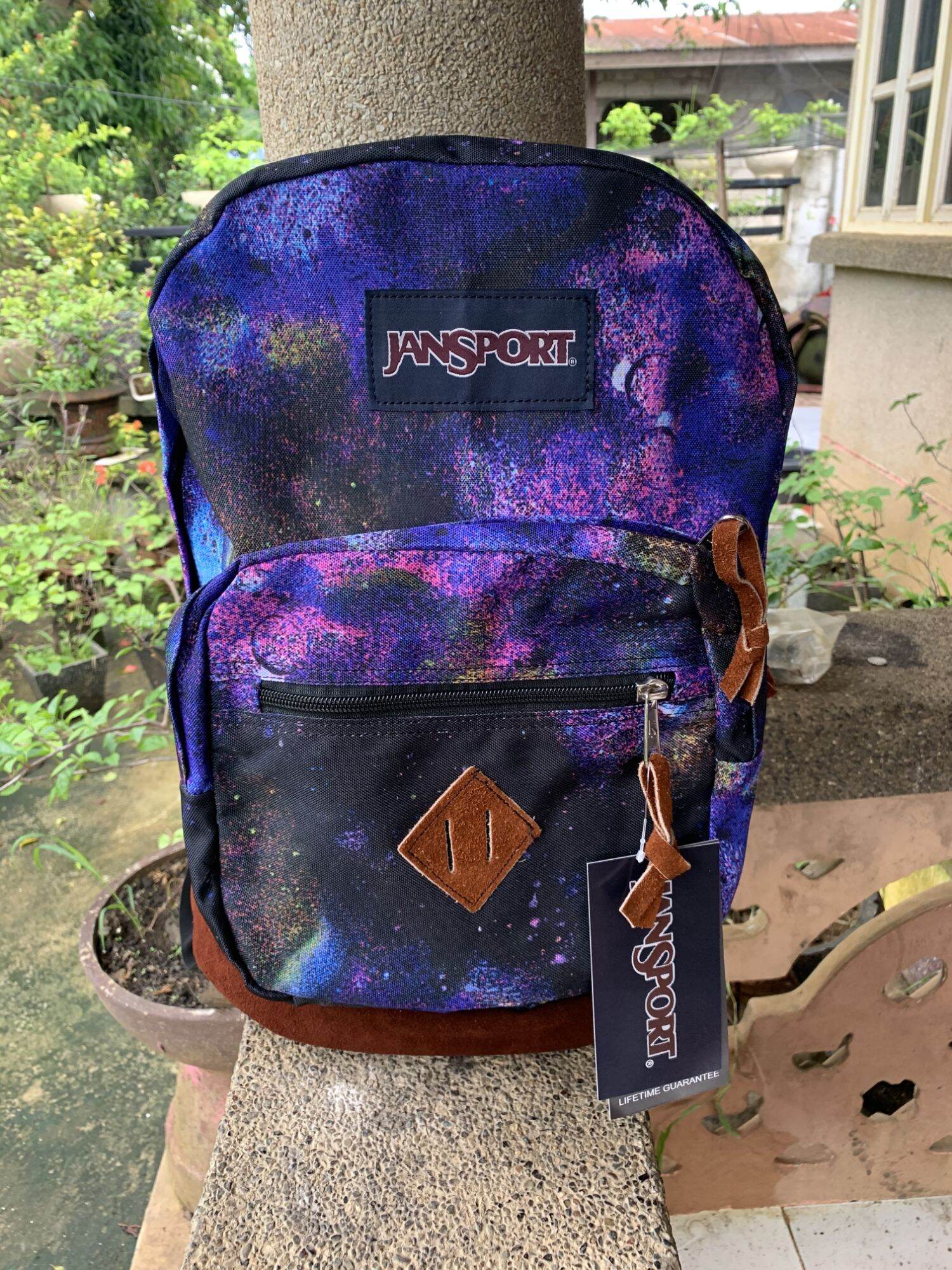 Jansport backpack galaxy print sale