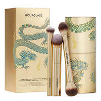 HourGlass | Hourglass Makeup Brush - 3piece Foundation Brush Loose Powder Brush Concealer Brush New Design + Brush Cartridge