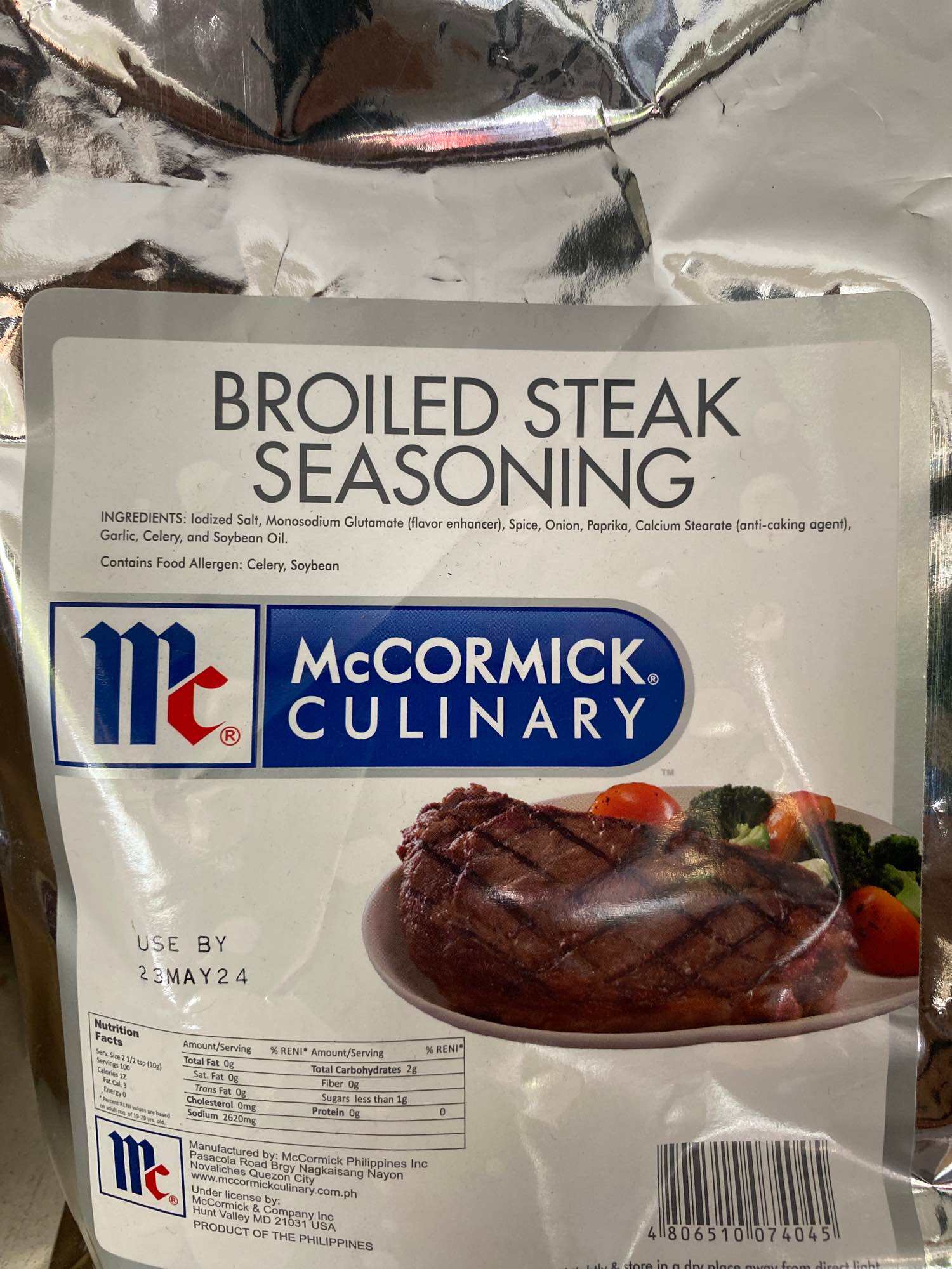 Broiled steak shop seasoning mccormick