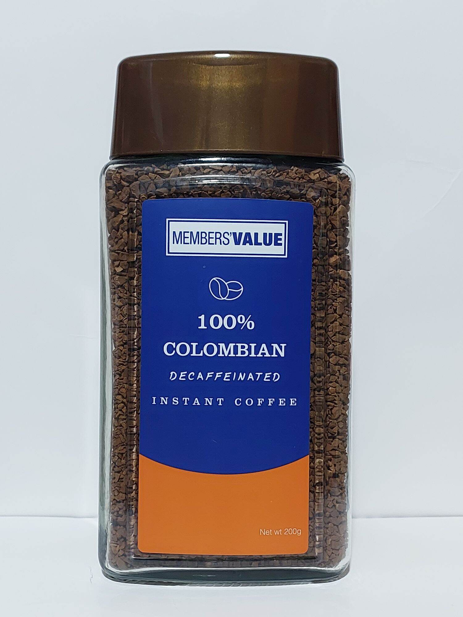 Member's Value 100 Colombian Decaffeinated Instant Coffee 200g Lazada PH