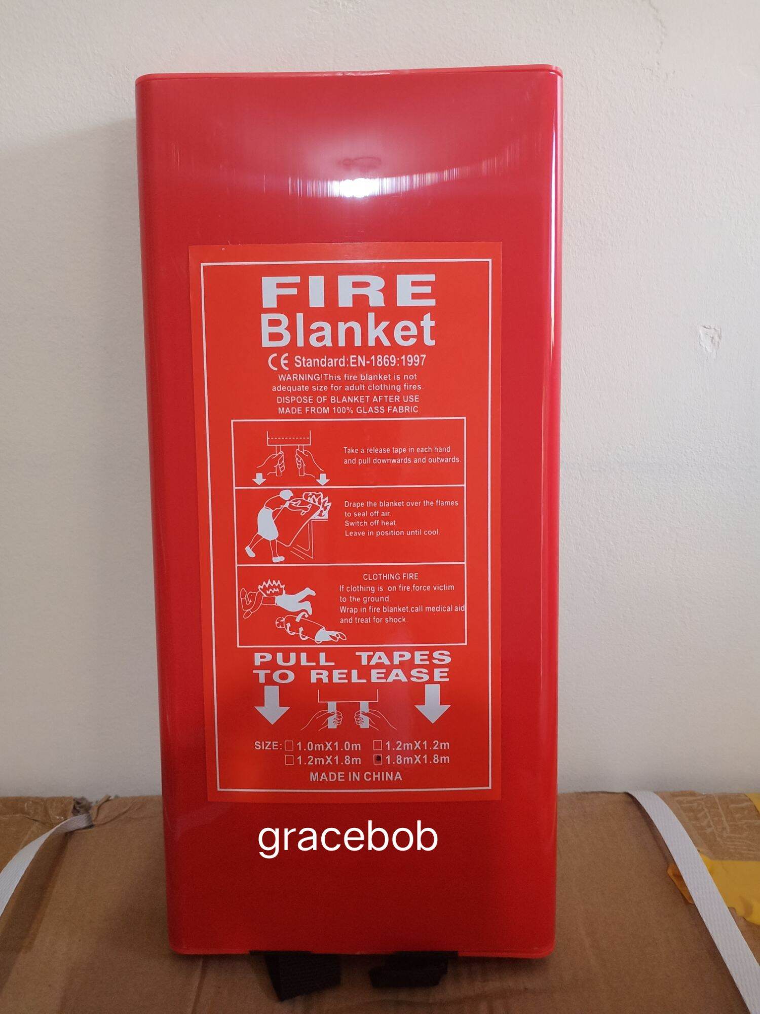 Fire blanket 1.5 x 1.5m Lazada PH