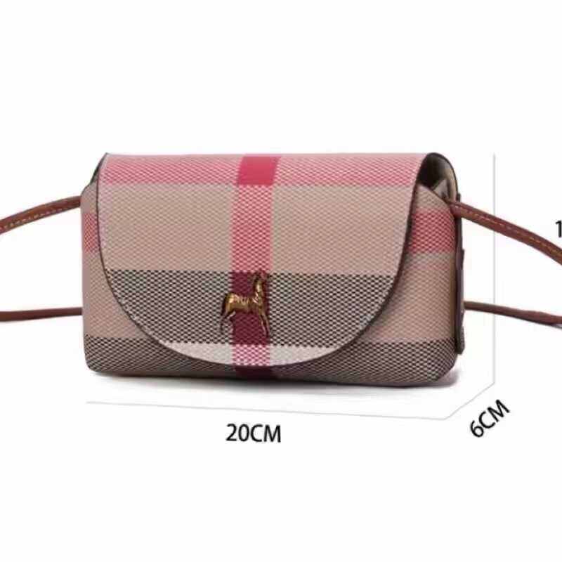 Chalie Kolsr Channel Supply Counter Luxury: Trendy Plaid Shoulder Bag