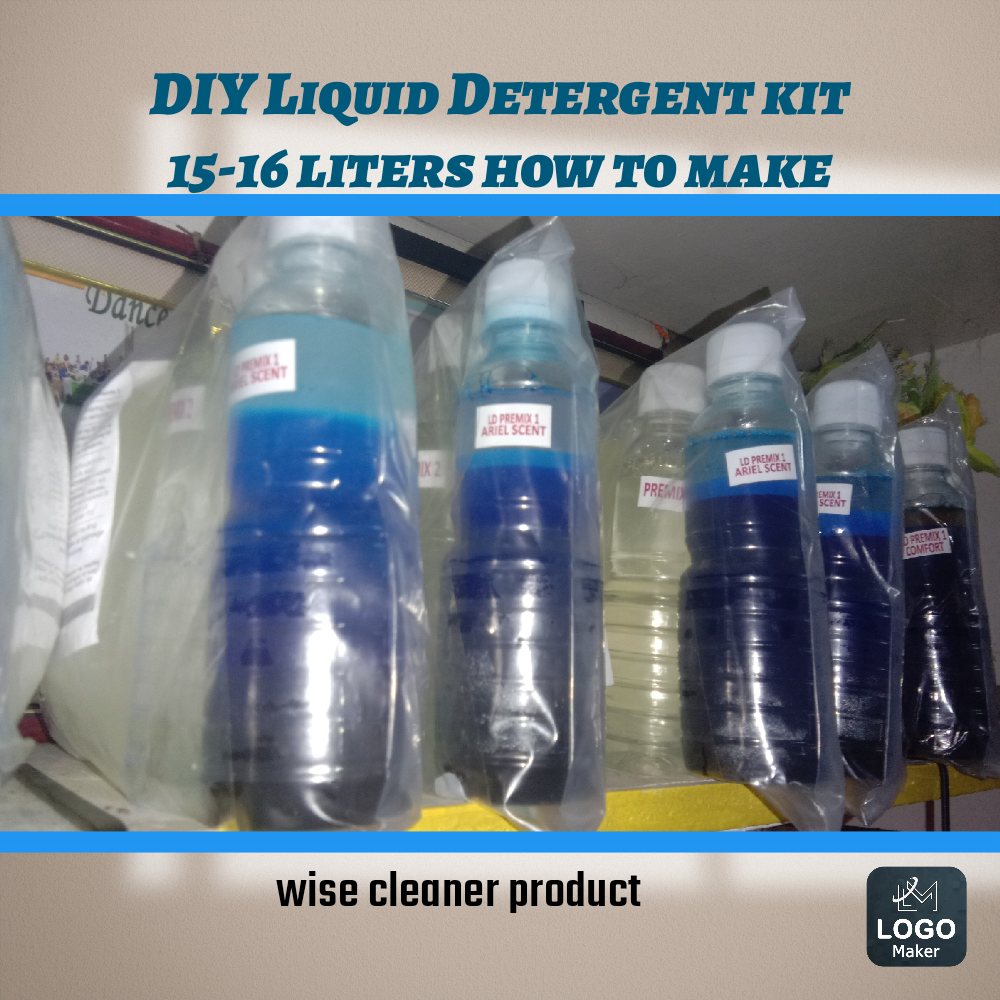 Liquid Detergent kit 1516 liters (how to make) Lazada PH