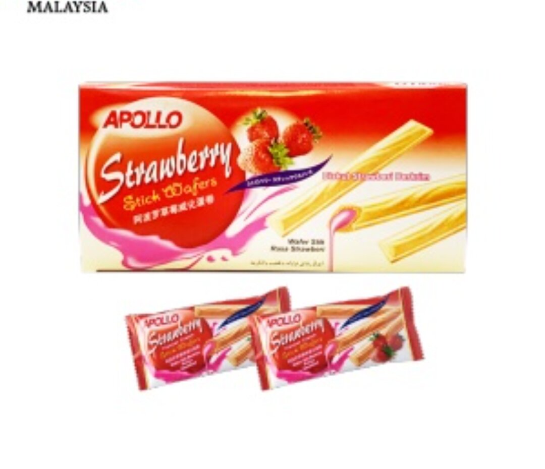 Apollo strawberry Wafer stick (Malaysian products) Lazada PH