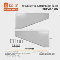 KOLIN AIRCON ANGLE BRACKET (Window Type)