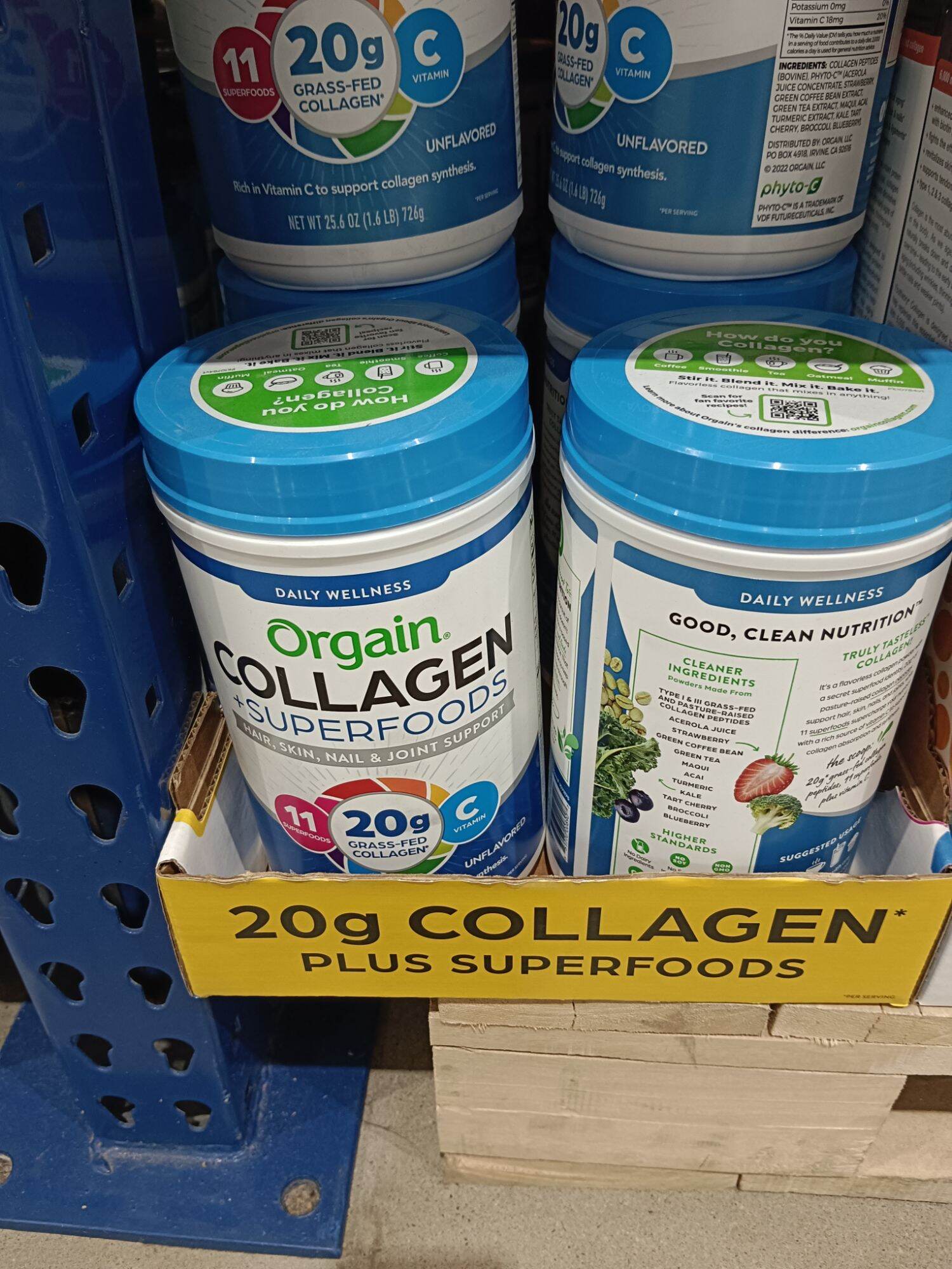 ORGAIN COLLAGEN+SUPER FOODS UNFLAVORED 726GRMS Lazada PH