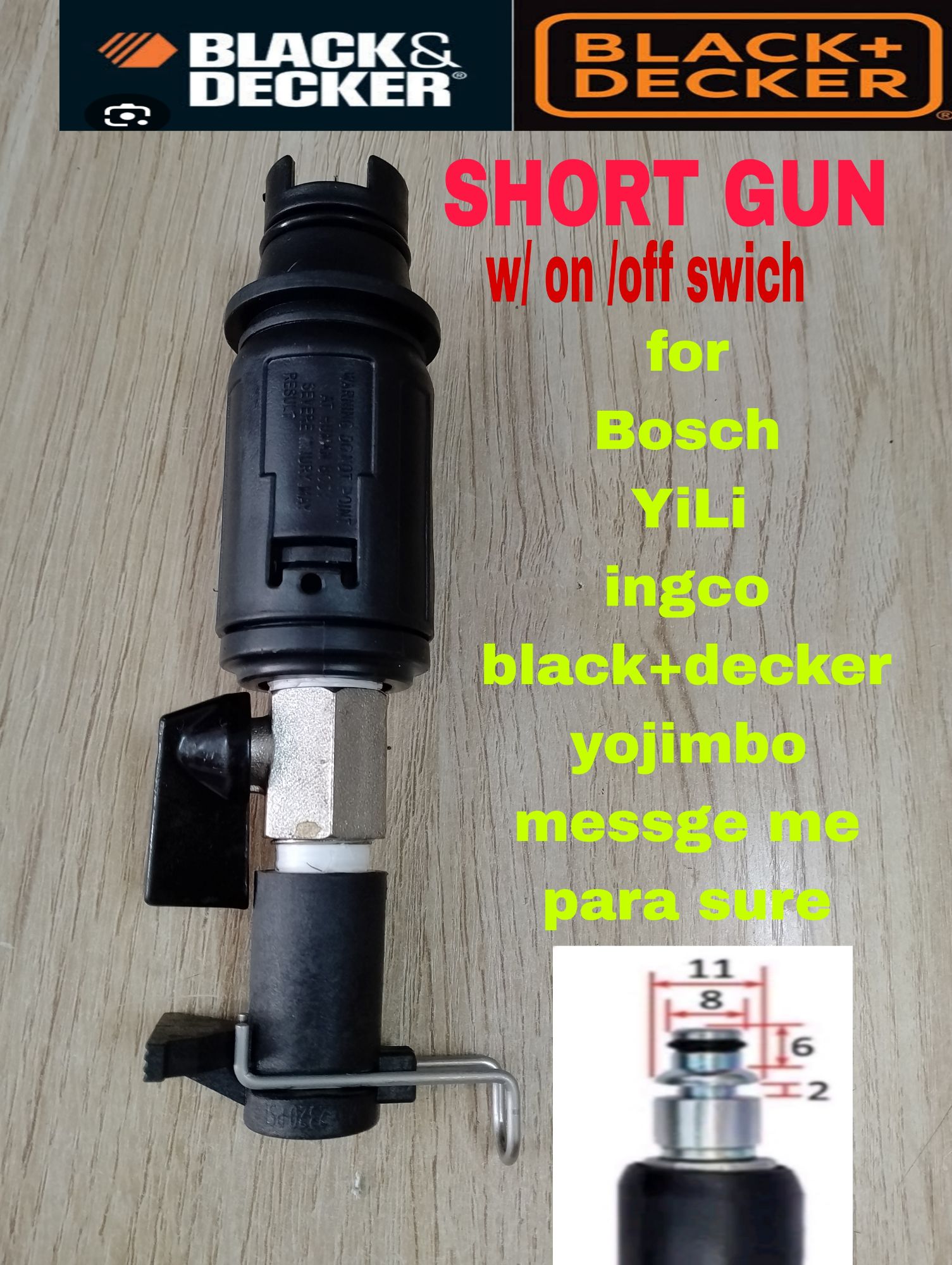 Black+decker Hot Glue Gun Kit, White (BDHT70001)
