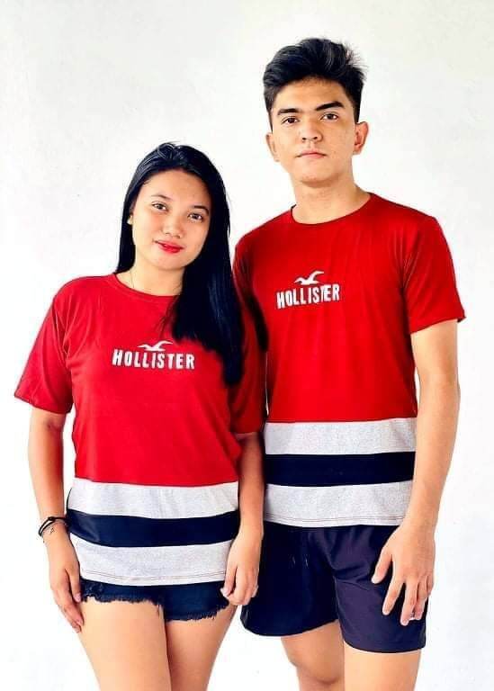 Hollister couple on sale shirts