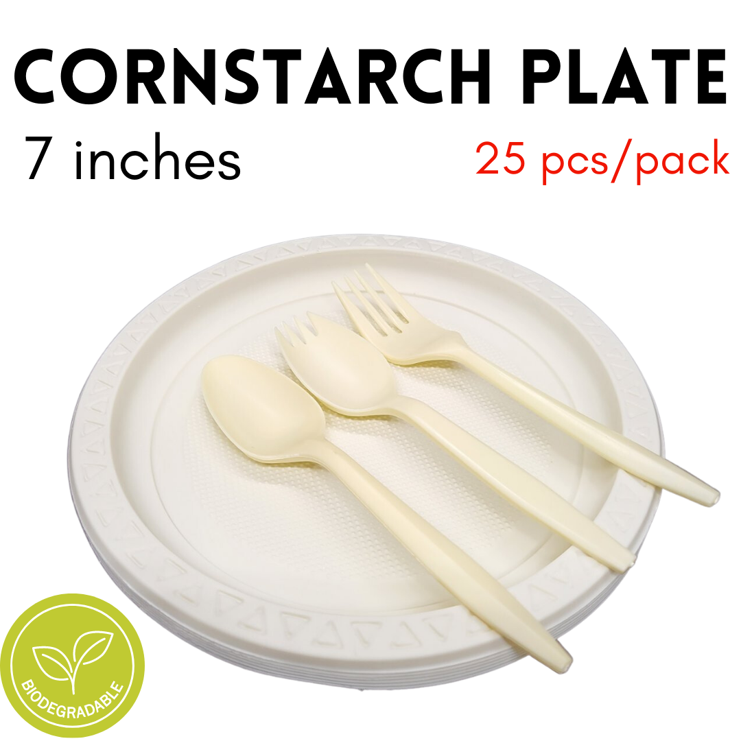 Disposable Plates, Biodegradable Corn Starch Material, Party And Restaurant  Supplies, Fruit Plates, Salad Plates - Temu