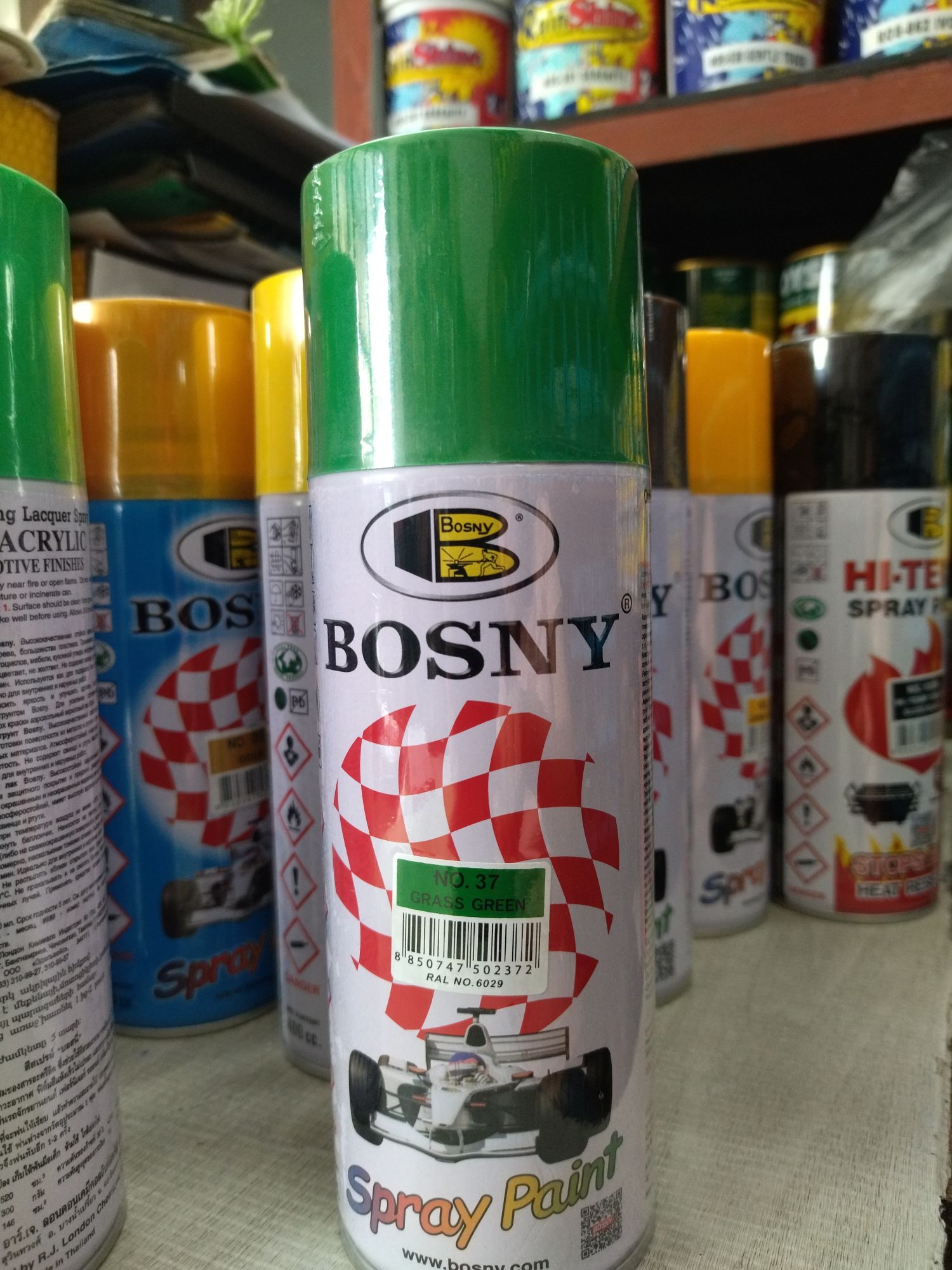 Bosny Spray Paint Grass Green No37 Lazada Ph