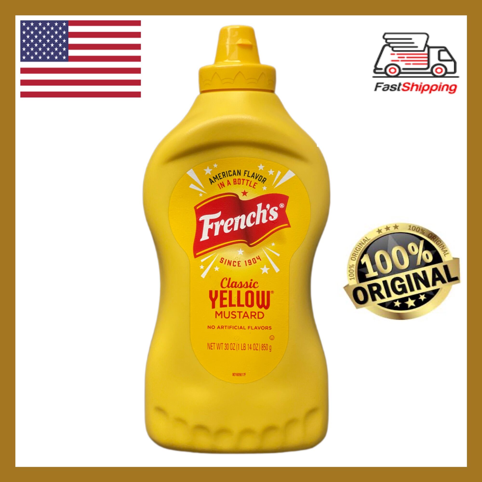 French's Classic Yellow Mustard (850g) Lazada PH