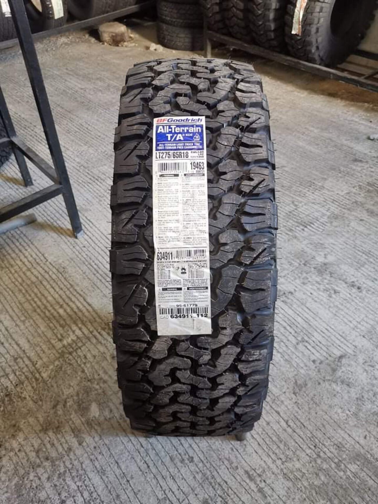 BFgoodrich Ko2 275/65/18 price per piece brand new 2021 production date