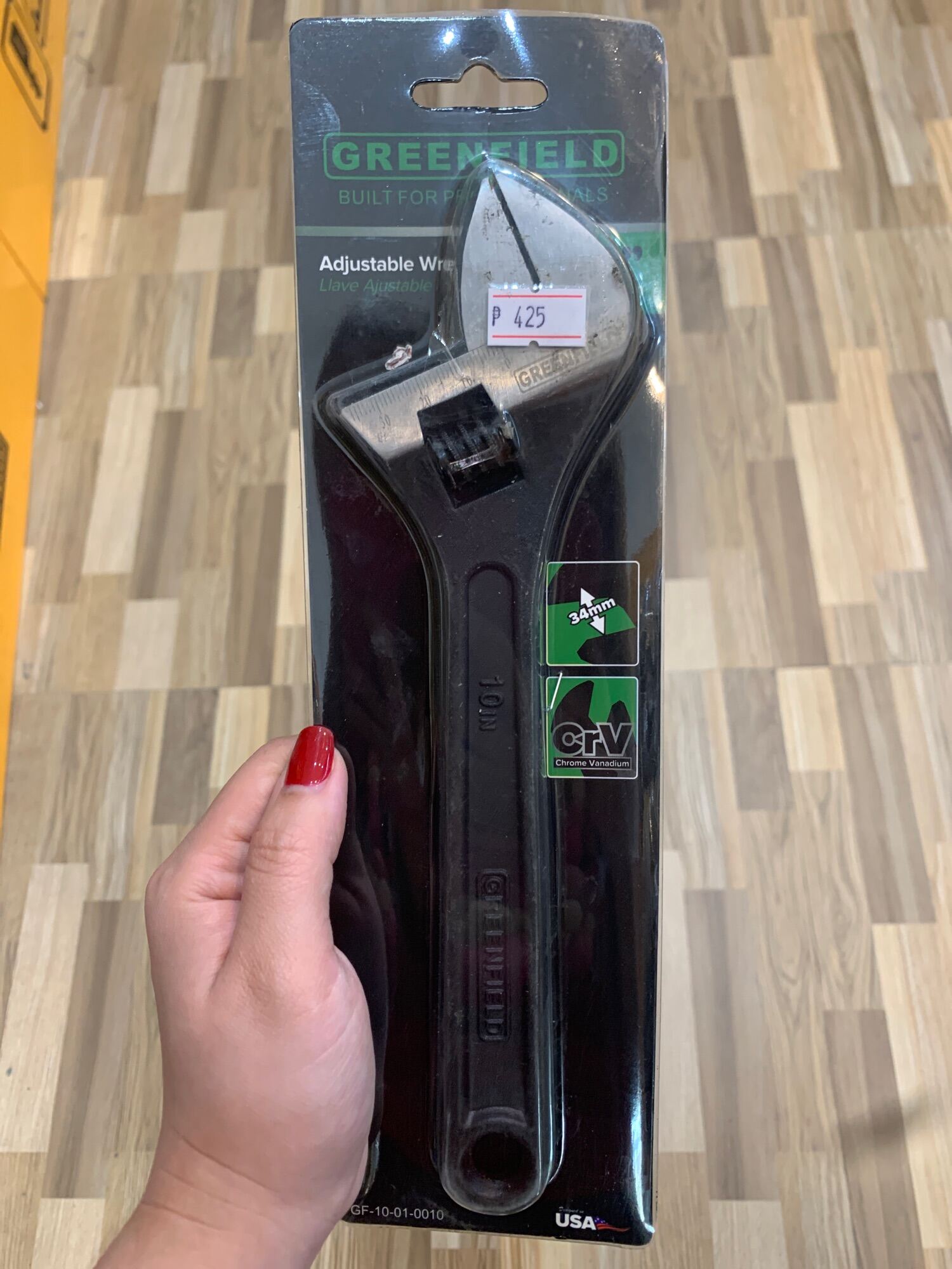 Greenfield Adjustable Wrench 10" Lazada PH